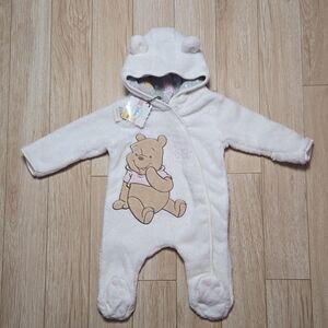 Disney Cream Bear Hooded Footie Onesie